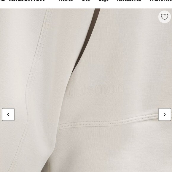 Lululemon Athletica NWOT Softstreme Perfectly Oversized Cropped Crew size 4 NEW - Picture 3 of 13